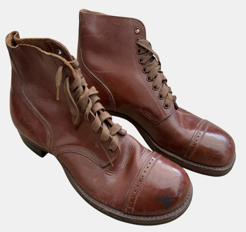 US WWII Type II Service Shoes ( unissued )