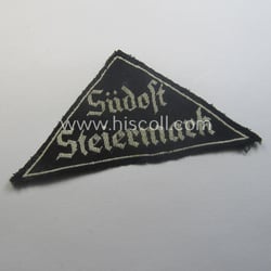 'HJ' ('Hitlerjugend') ie. 'BDM' ('Bund Deutscher Mädel') district-triangle...