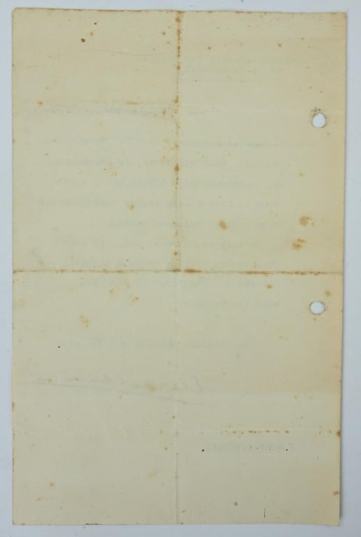 Dutch WW2 Permition Paper for Bike use