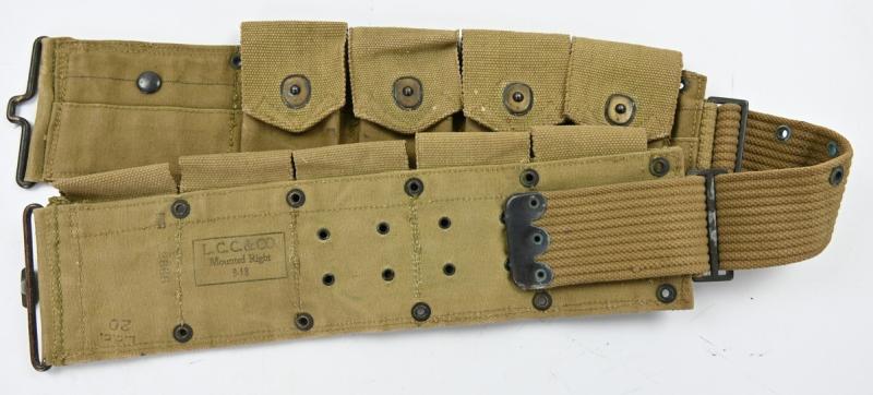 US WWI M1917 Mounted Ammo Belt