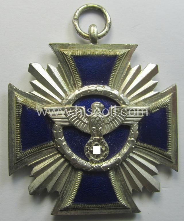 'N.S.D.A.P. Dienstauszeichnung in Silber' (ie. '2. Stufe für 15 Jahre t. D.') being a neatly maker- (ie. '2'- thus by the: 'B.H. Mayers Kunstprägeanstalt' marked example)