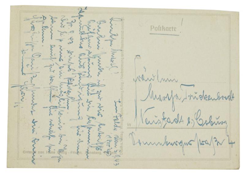 German Third Reich Postcard