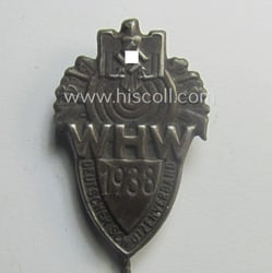 WHW- (ie. 'Winterhilfswerke'- ie. 'Opferschiessen'-) related commemorative lapel-pin...