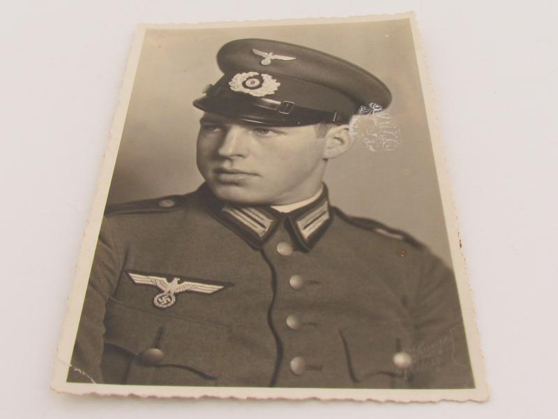 Portrait Photo of a Wehrmacht Soldier