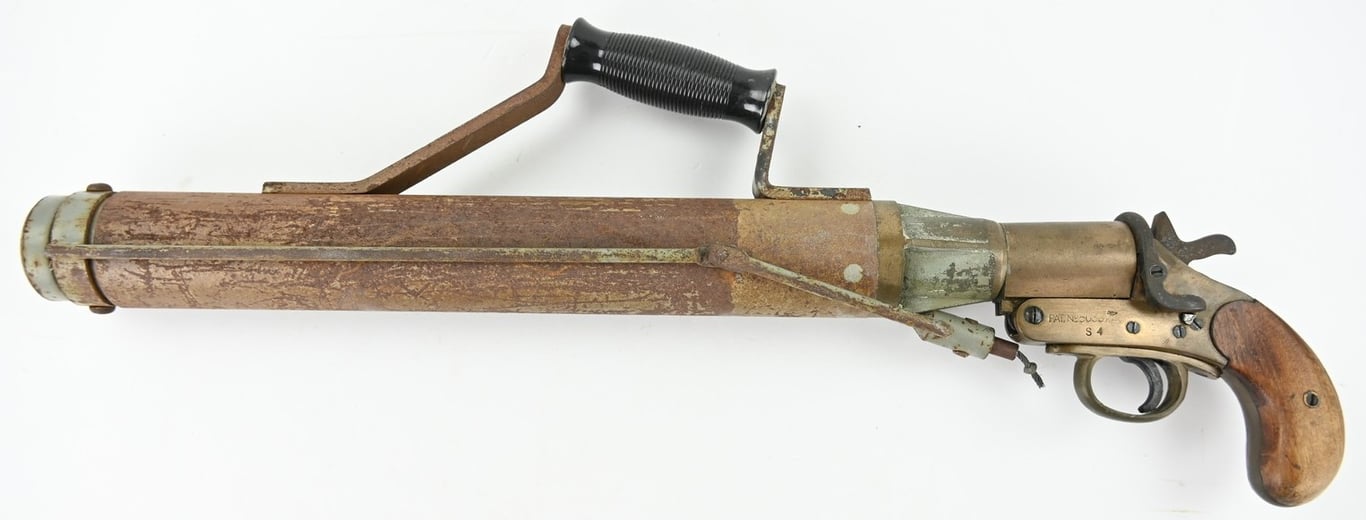 British WW2 Schermuly Line Throwing Pistol