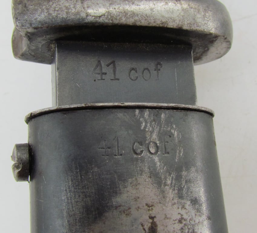 Matching K98 bayonet marked Cof41