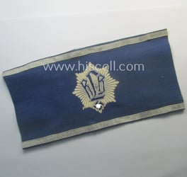 Darker-blue-coloured, RLB (or: 'Reichsluftschutzbund') so-called: 'Amtsträger-Armbinde für Führer'...