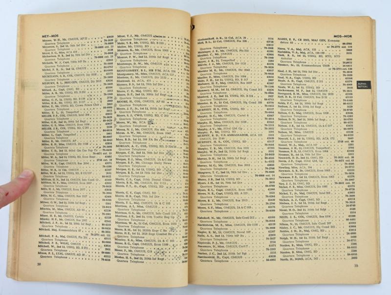 US Headquarters Berlin Telephone Directory