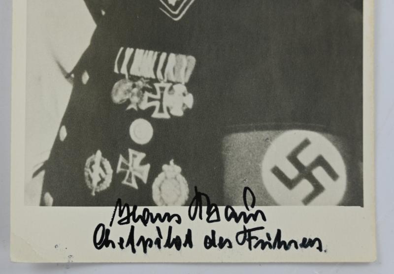 Signature of Hans Baur, Personal Pilot Adolf Hitler