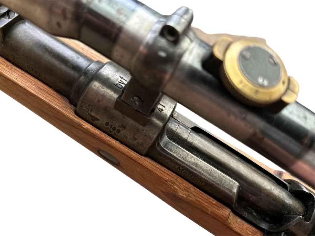 K98 byf41 met Sniper scope ....oud NL onklaar !!