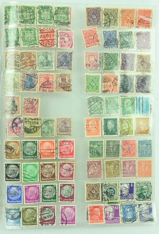 German Third Reich Stamp Grouping