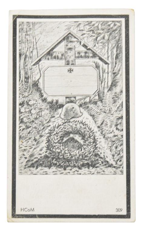 German WH Deathcard 'Josef Amon'