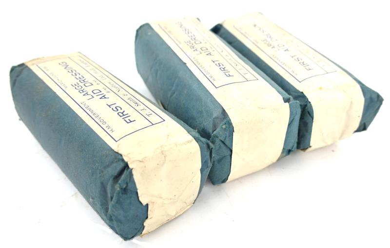 British WW2 Large First Aid Dressing Set