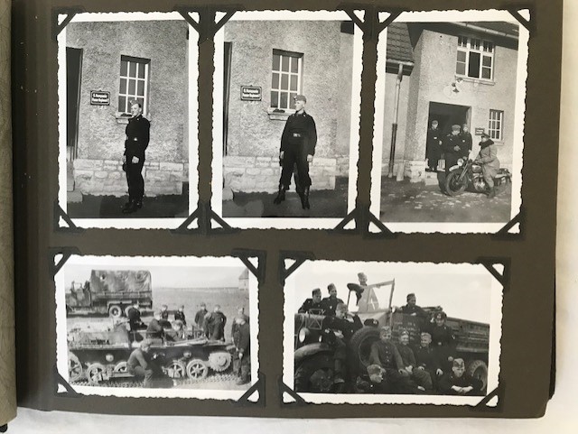 WWII THIRD REICH PANZER TROOP PHOTO ALBUM
