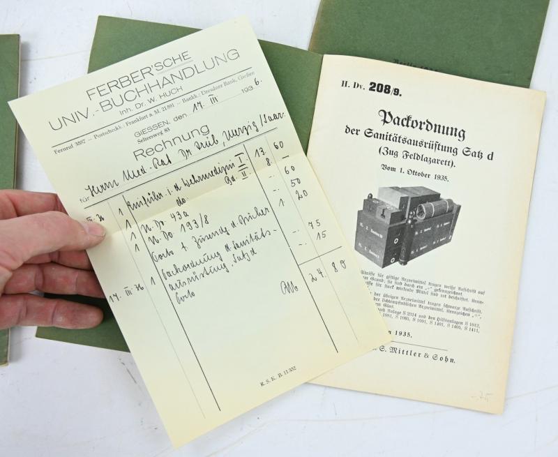 German Third Reich Medic Booklet Set
