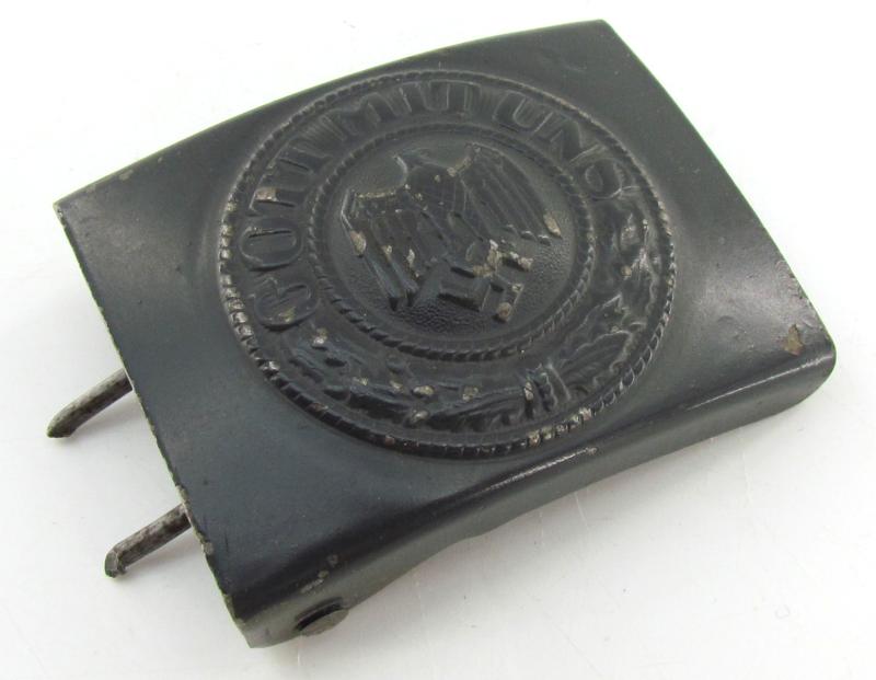 Wehrmacht (Heer) Steel  belt buckle marked B&N 43