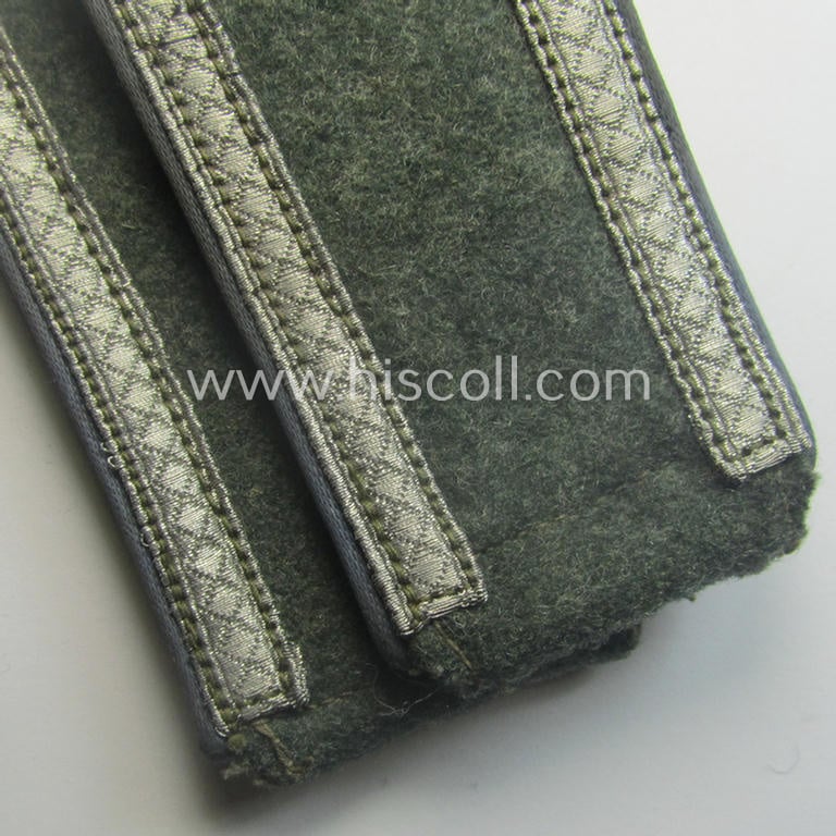 Pair of WH (Heeres) early-war-period- (ie. 'M41'- ie. 'M43'-pattern), NCO-type shoulderstraps as was intended for an: 'Uffz. eines Nachschub-Abtlgs.'