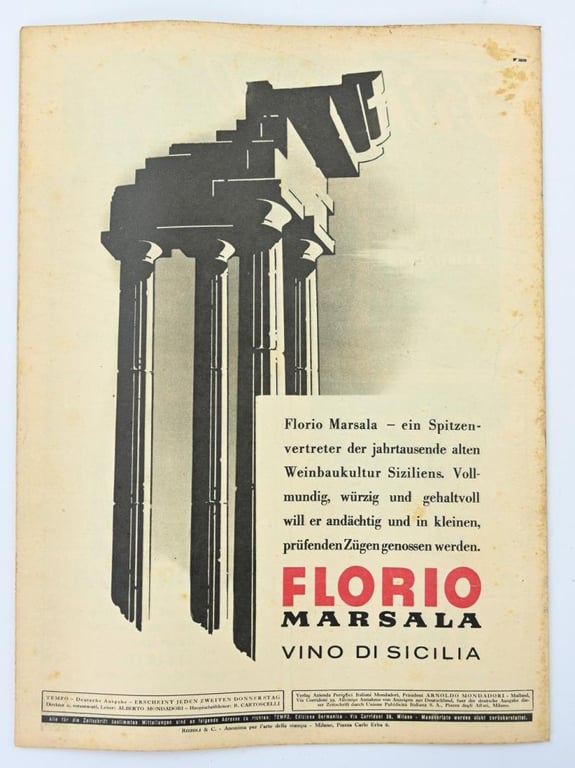 German/Italian Magazine 'Tempo' 1943