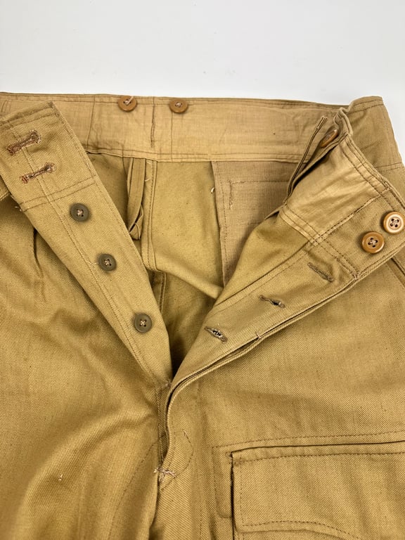 WW2 German Luftwaffe/Falshirmjager Tropical Combat Trousers 1943