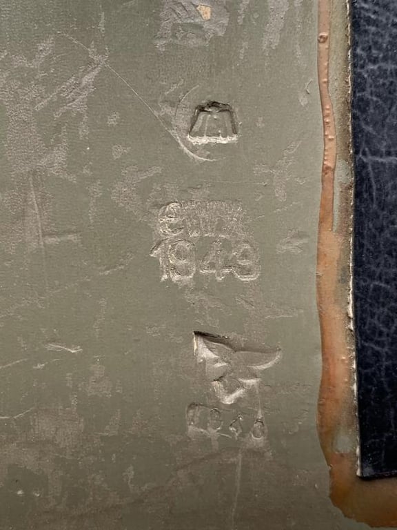 Luftwaffe Wooden Map Board -1943-