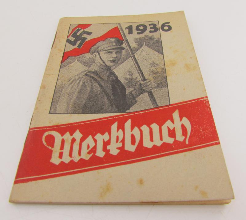 Hitlerjugend (HJ) 1936 Merkbuch ( Rare )