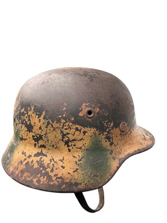 Untouched M40 two tone "Normandie" Camo Helmet