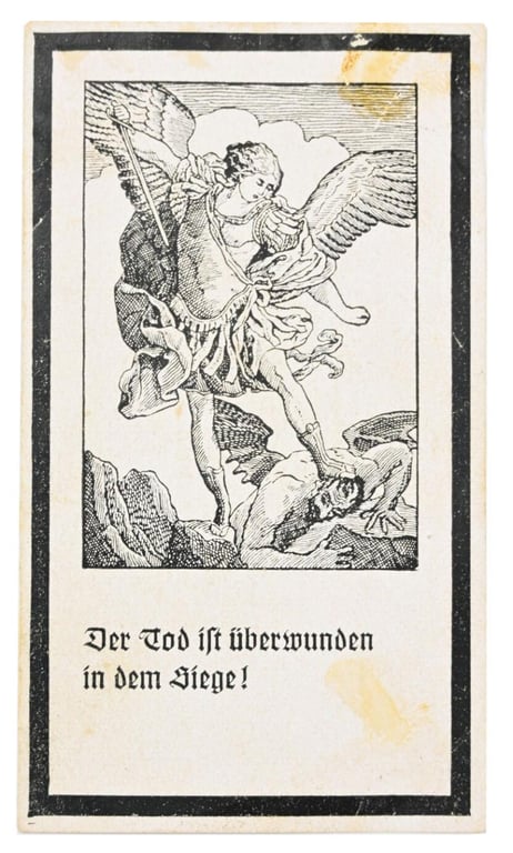 German WH Deathcard 'Anton Herrmann'