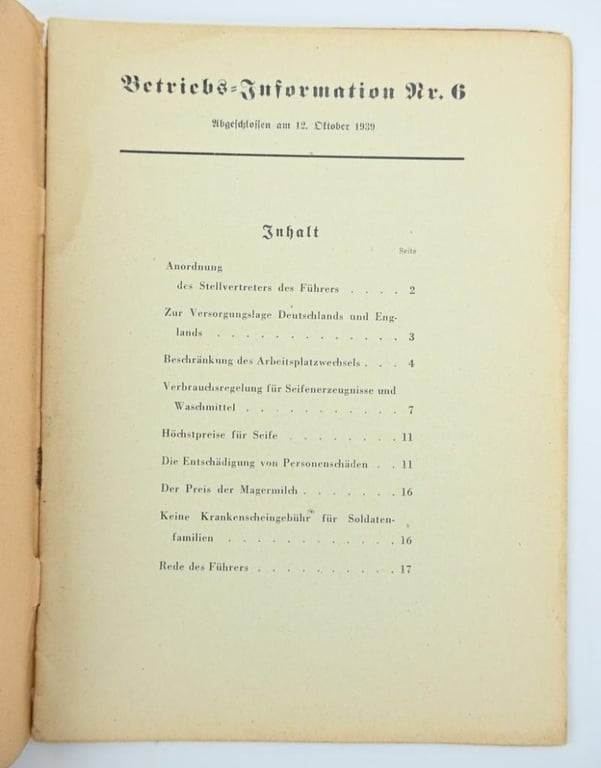 German DAF Organisation booklet Set