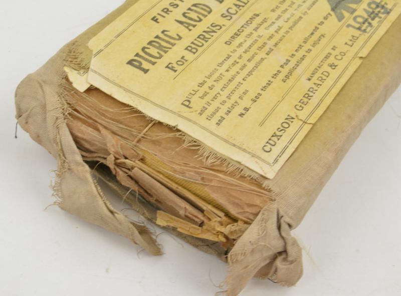 British WW2 First Aid Picric Acid Dressing