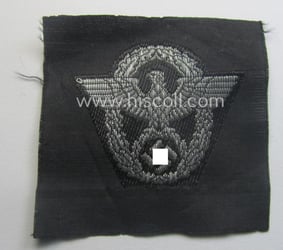 Officers'-pattern, Polizei- (ie. 'SS-Polizei') cap-eagle (ie. 'Adler für...