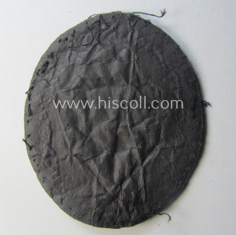 Truly used- and/or tunic-removed, WH (Heeres) EM- (ie. NCO-) type, so-called: 'Edelweiss'-armpatch being a very detailed and nicely hand-embroidered example