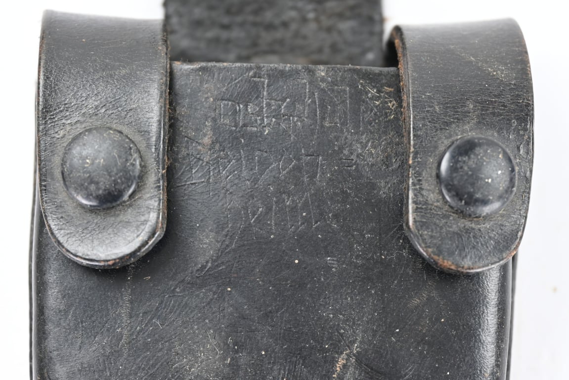 German WH Compass protective leather cover