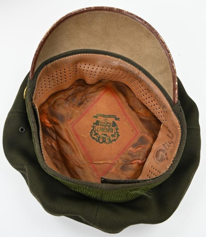 US WW2 Officer's Crusher Visor Cap 'Tuskegee Airmen'