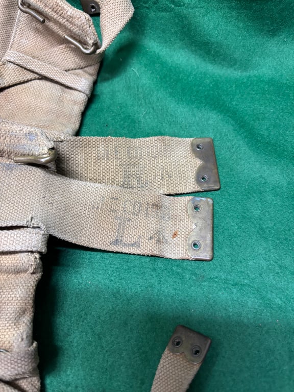 1908 Pattern Web Equipment  Cartridge Carriers Dated 1918