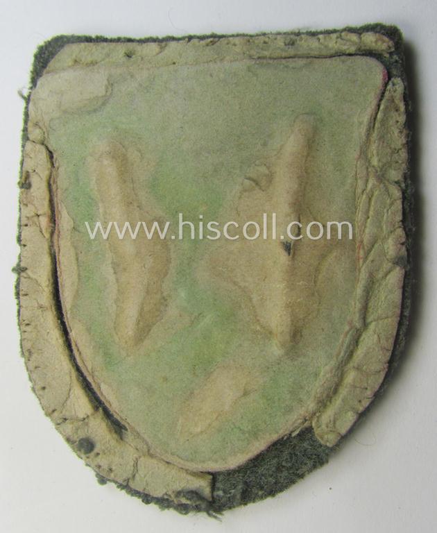Truly worn- and/or tunic-removed, WH (Heeres o. Waffen-SS) 'Krim'-campaign-shield