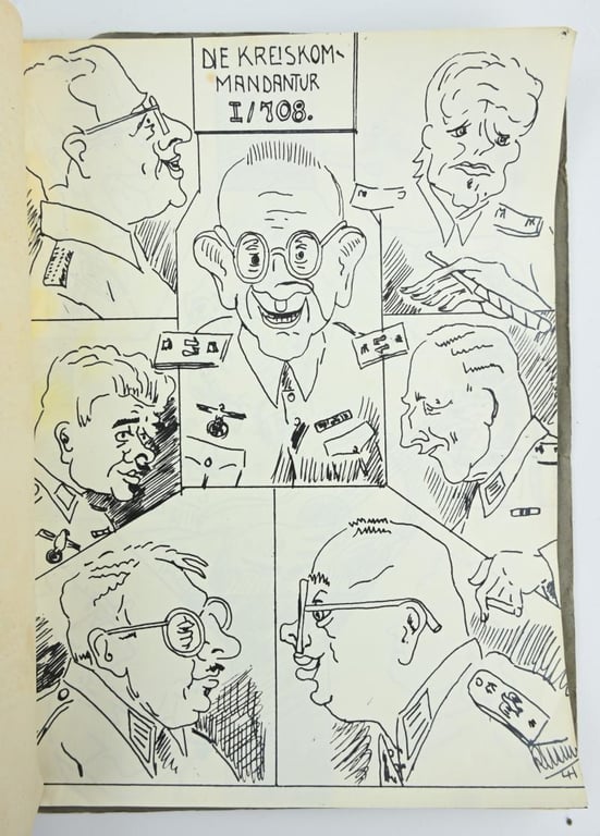 German WH I.R. 708 Christmas Party Book 1941