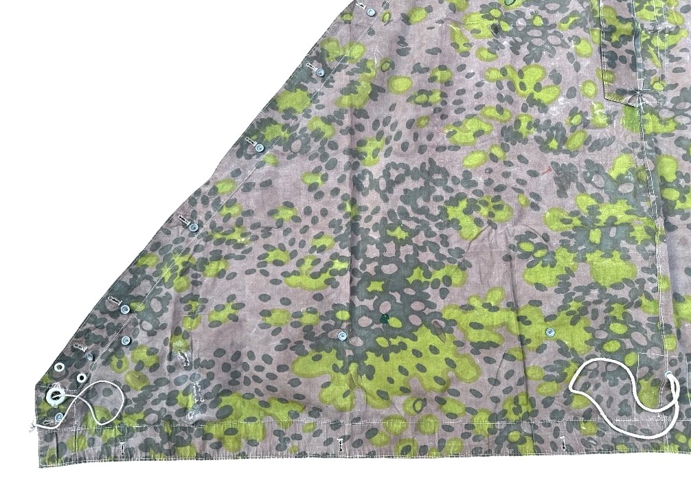 Rare Original Waffen-SS Reversible Planetree Camouflage Zeltbahn 31
