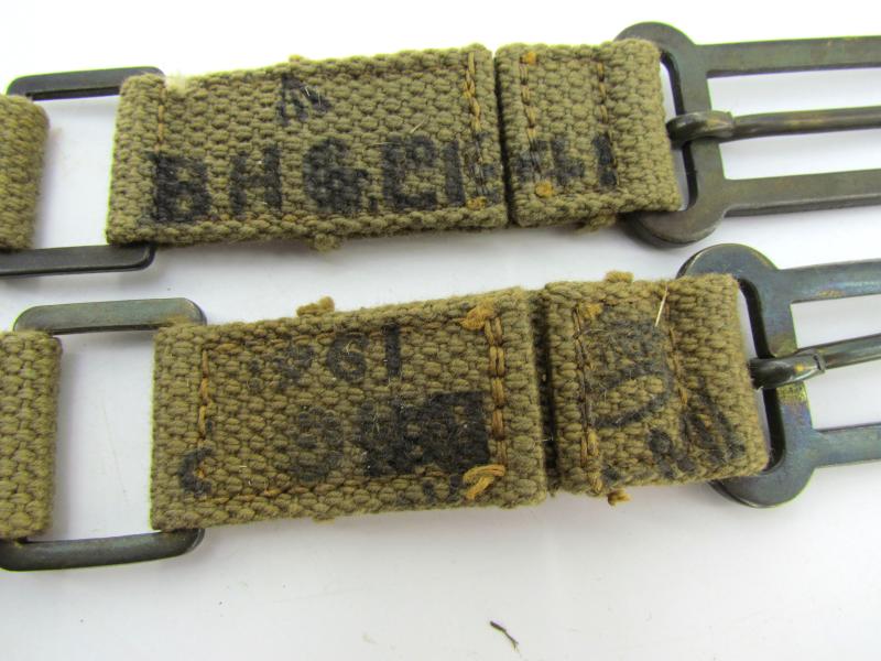 British WWII Equipment Straps
