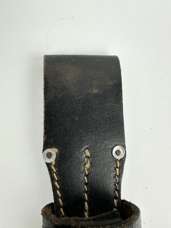 Wehrmacht K98 Leather Bayonet Frog By ‘KVZ’ 1943