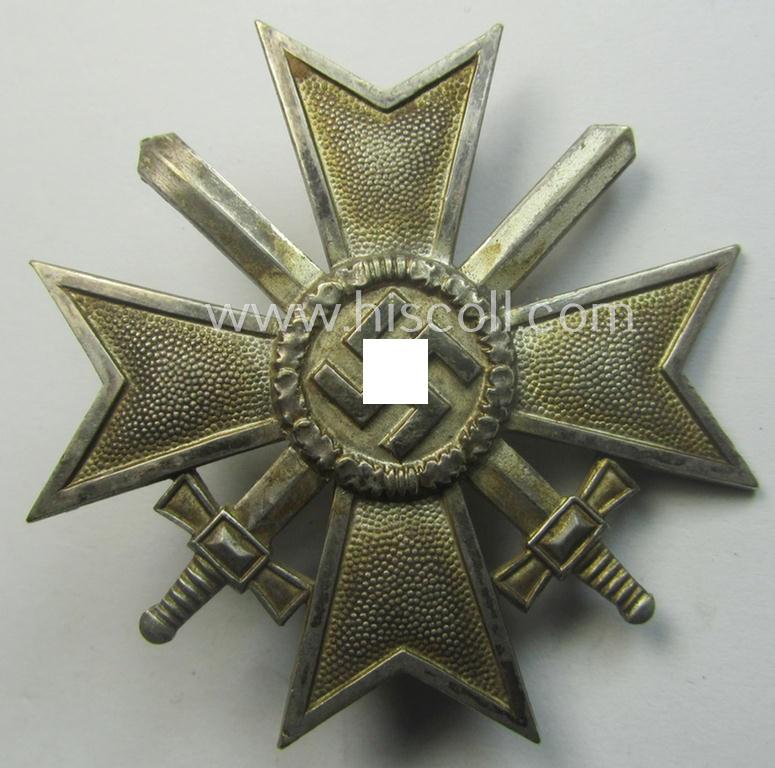 'KvK 1. Kl. mit Schwn.' (being a maker- ie. '43'- ie. by: 'Julius Bauer & Söhne'-) marked specimen that comes as moderately used as issued and/or found