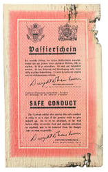 Allied Droppingflyer "Safe Conduct"