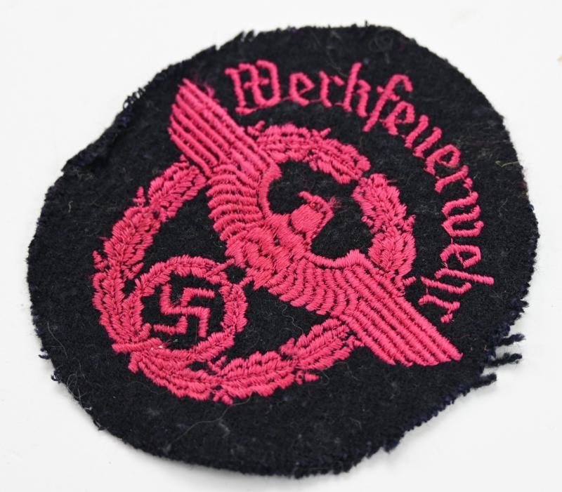 German Third Reich Fire Department Sleeve Patch