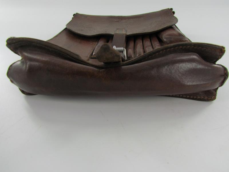 German WW2 Brown Leather Map Case