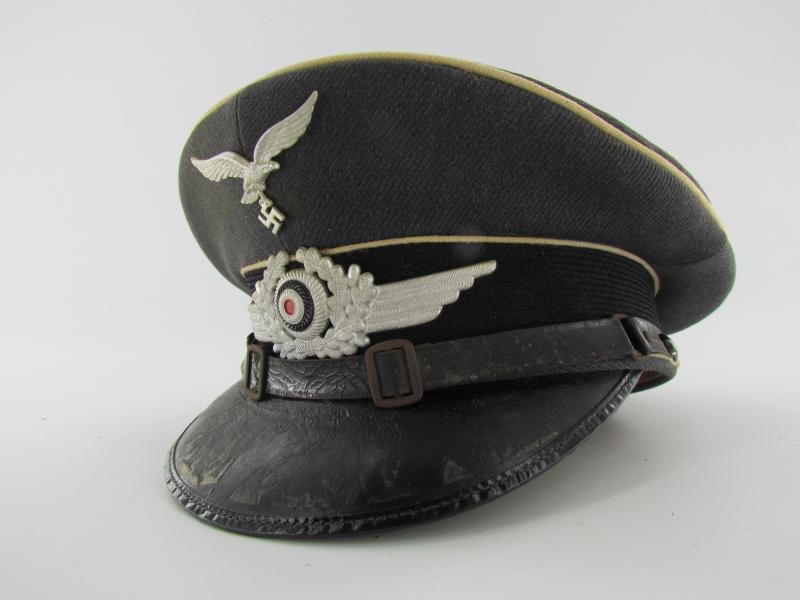 Luftwaffe Hermann Göring Regiment NCO Visor Cap...Rare