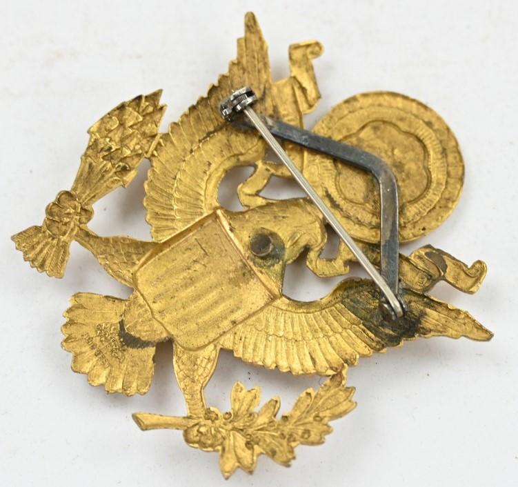 USAAF WW2 Officer Visor Cap Badge