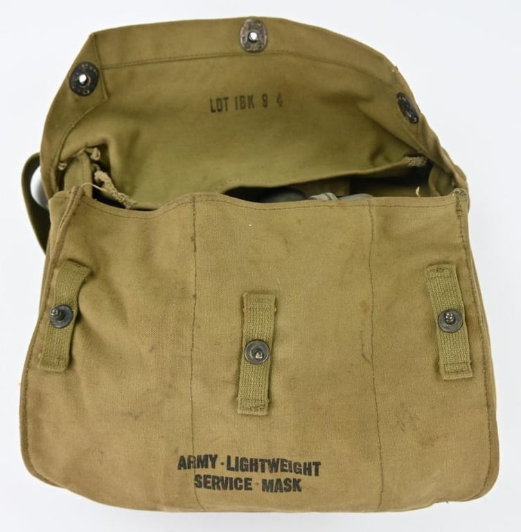 US WW2 Leightweight Service Mask Bag