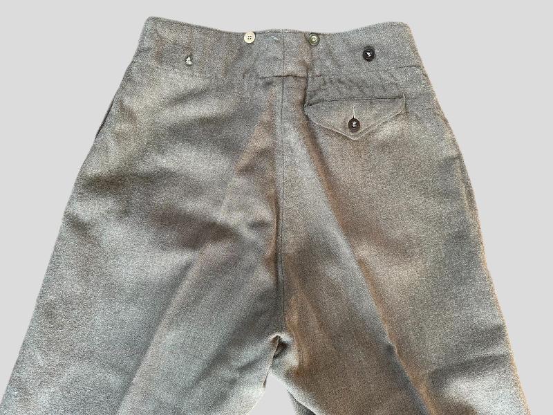British WWII 40 Pattern Battle Dress Trousers