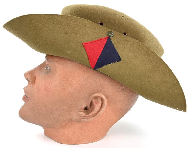 British WW2 Tropical Slouch Hat 'RA' 1942