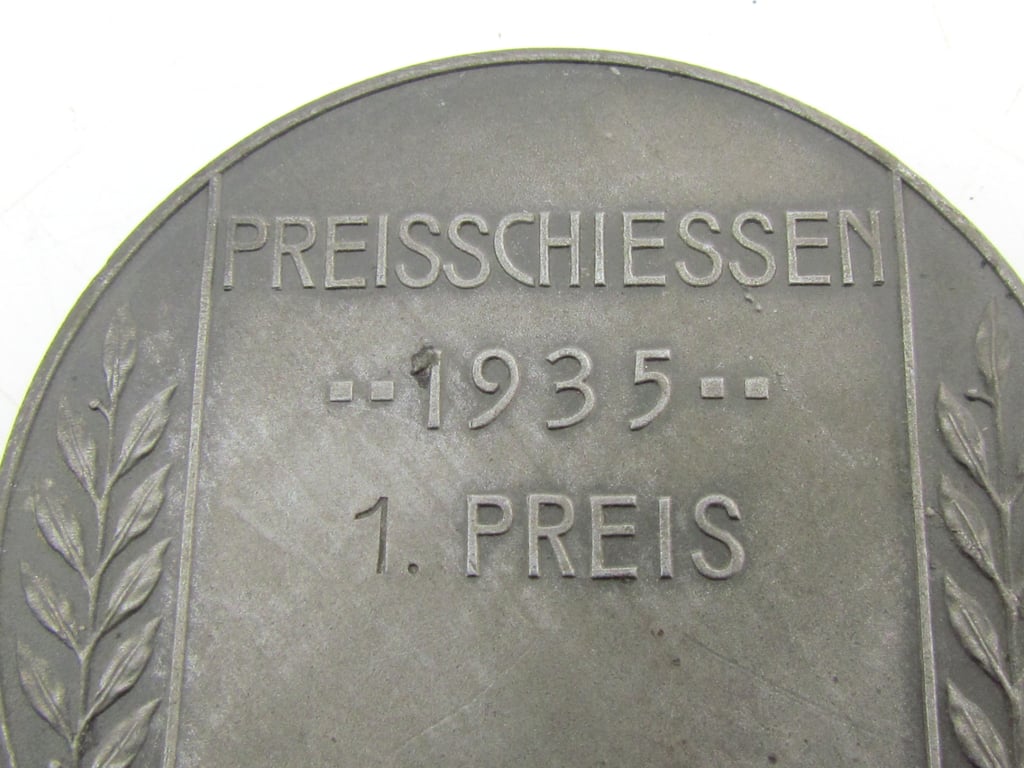 Pack Geschütz Preisschiessen 1935 medal (1. Preis)