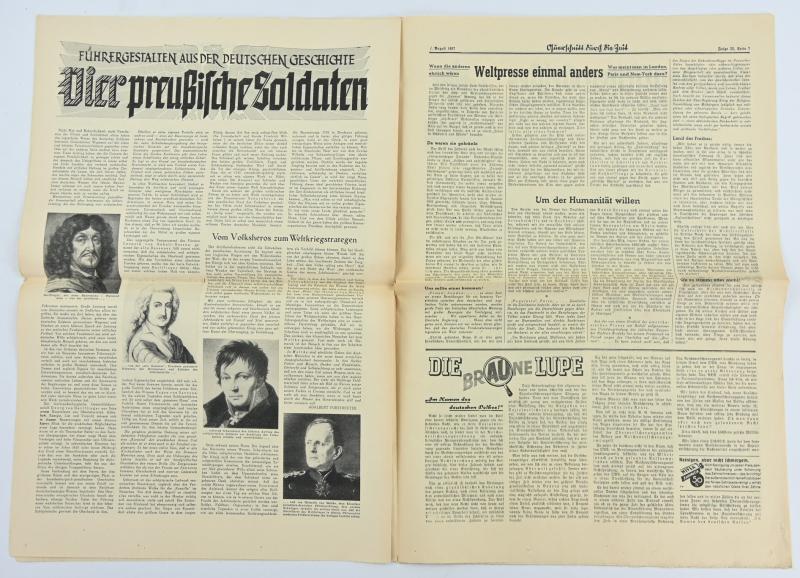 German Newspaper der SA-Mann 7 August 1937